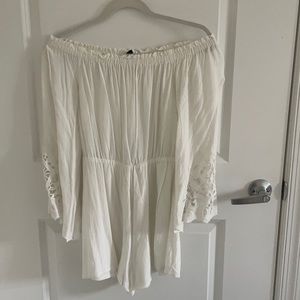 Lush off the shoulder romper